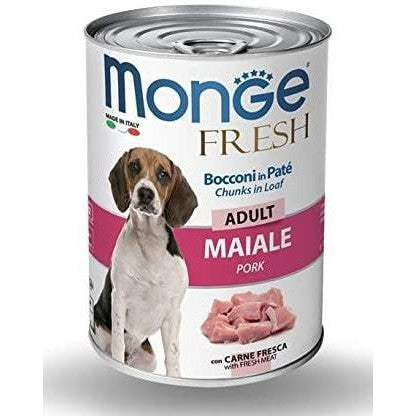 Monge Fresh Adult con Maiale 400g - Cibo Umido per Cani Monge Fresh Adult con Maiale 400g - Cibo Umido per Cani